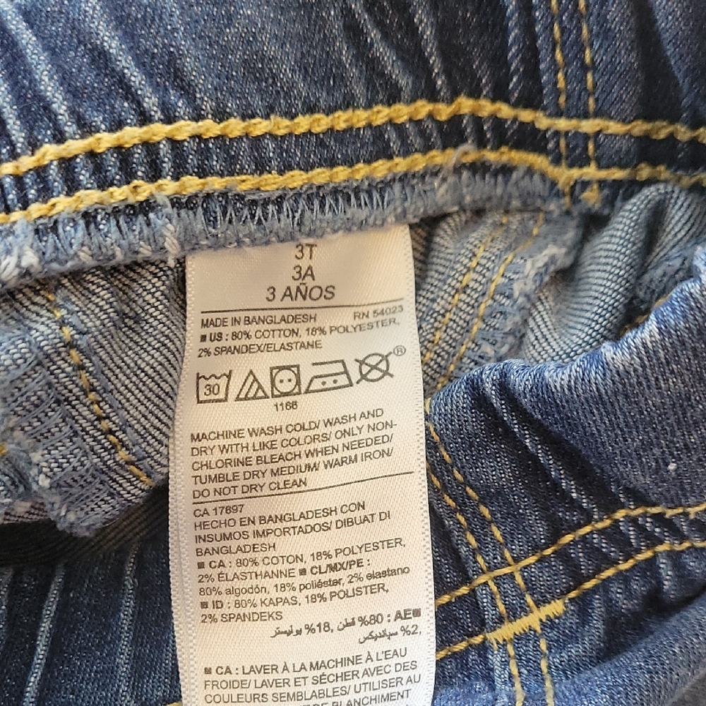 Kids Blue Denim Jeans Set Old Navy And Children's Place 2t And 3t - Picture 10 of 12